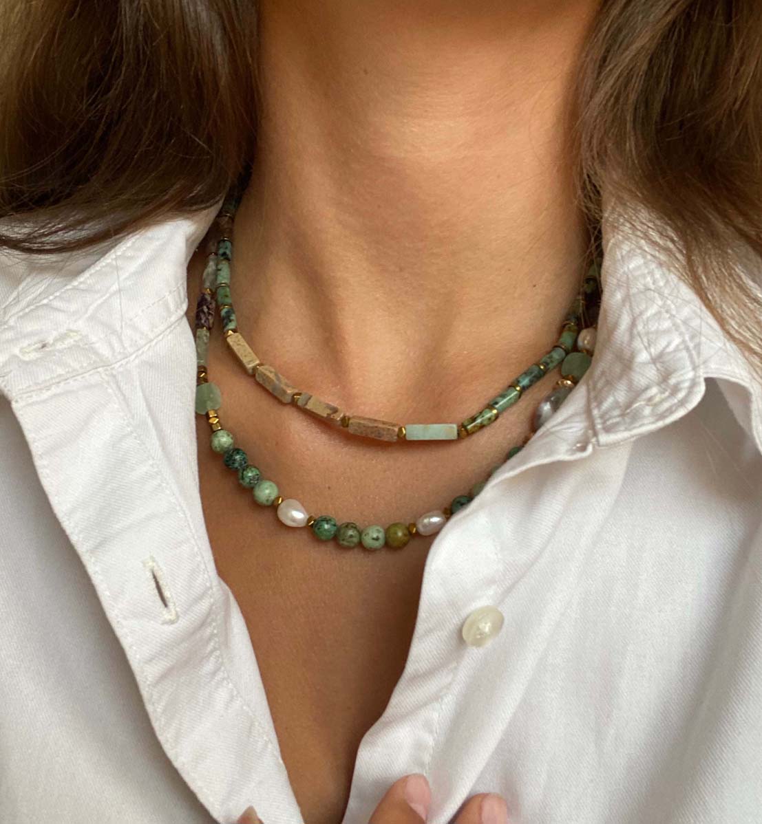 Collier Avril 2 Collier en perles naturelles